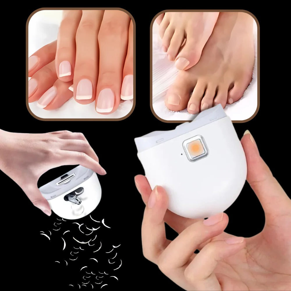 Electric Nail Grinder with Built-in Light and Dual Speed Control