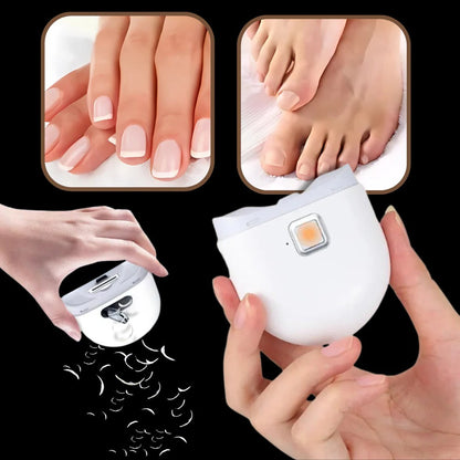 Electric Nail Grinder with Built-in Light and Dual Speed Control