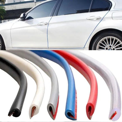 Car Door Edge Guard Strip with U-Shaped Wrap and Heat Activation, 16.4ft