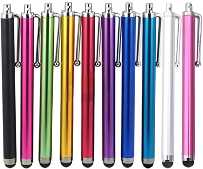 Capacitive Touch Screen Stylus with Soft Rubber Tips, 10-Piece Set