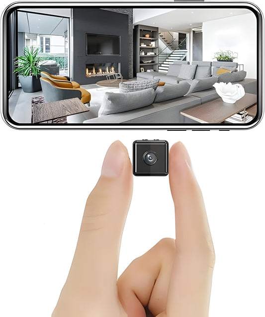Compact Wireless Security Camera with 1080p HD and Infrared Night Vision, Motion Alerts