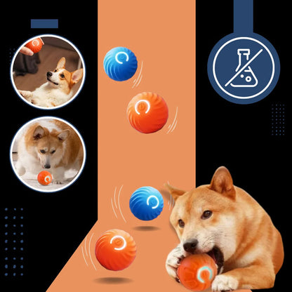 Rechargeable Interactive Dog Ball with Obstacle Detection and Removable Shell