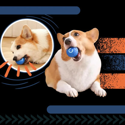 Rechargeable Interactive Dog Ball with Obstacle Detection and Removable Shell