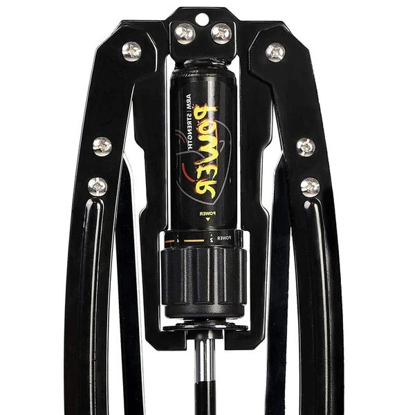 Adjustable Chest Exerciser with 20 Resistance Levels and Hydraulic Safety, Compact Folded Design