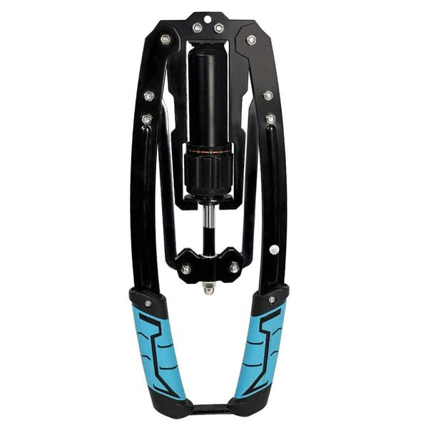 Adjustable Chest Exerciser with 20 Resistance Levels and Hydraulic Safety, Compact Folded Design
