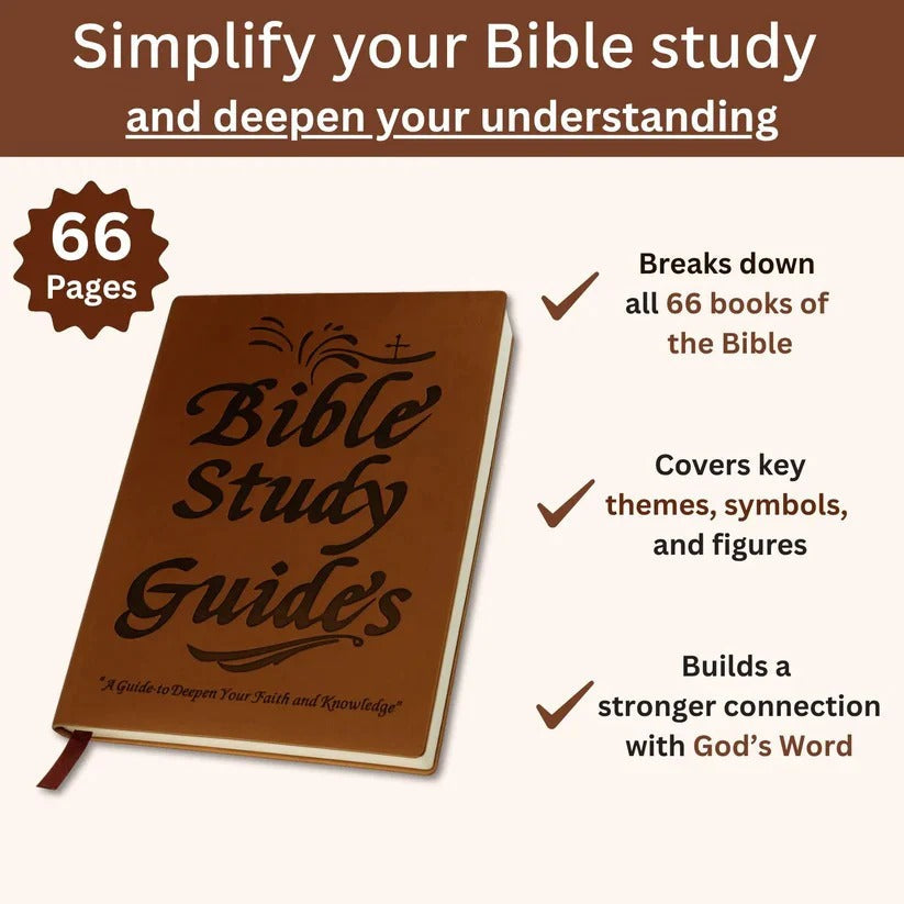 Scripture Study Journal with 66 Book Summaries and Reflection Pages