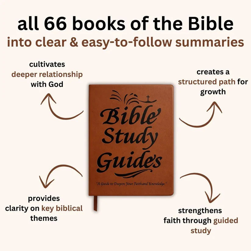 Scripture Study Journal with 66 Book Summaries and Reflection Pages