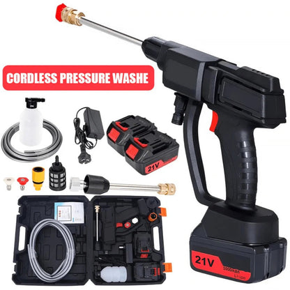 Handheld Pressure Washer with Rechargeable Battery and 12000 RPM Motor
