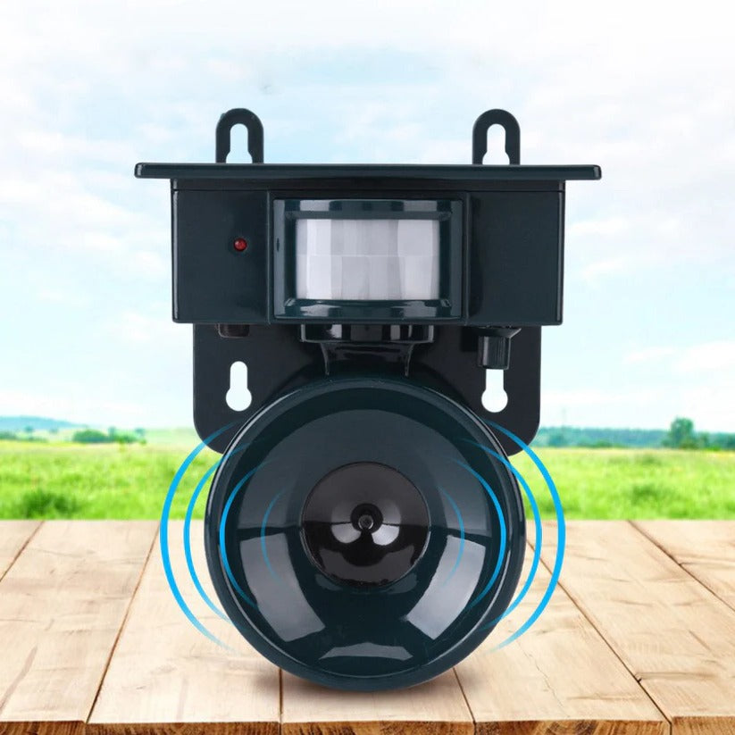 Solar Motion Sensor Bird Repeller with Infrared Detection and Predator Sounds