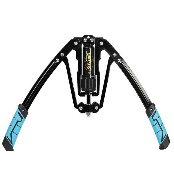 Adjustable Chest Exerciser with 20 Resistance Levels and Hydraulic Safety, Compact Folded Design