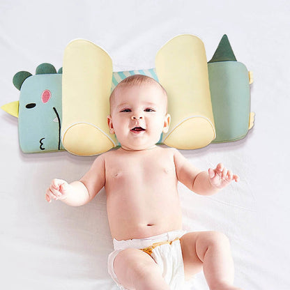 Newborn Head Shaping Pillow with Adjustable Side Cushions and 3D Mesh Ventilation
