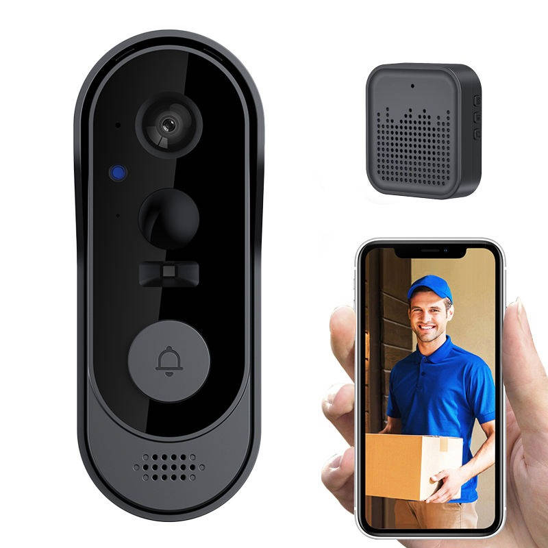 Wireless Video Doorbell with Motion Detection and Night Vision, Two Way Audio