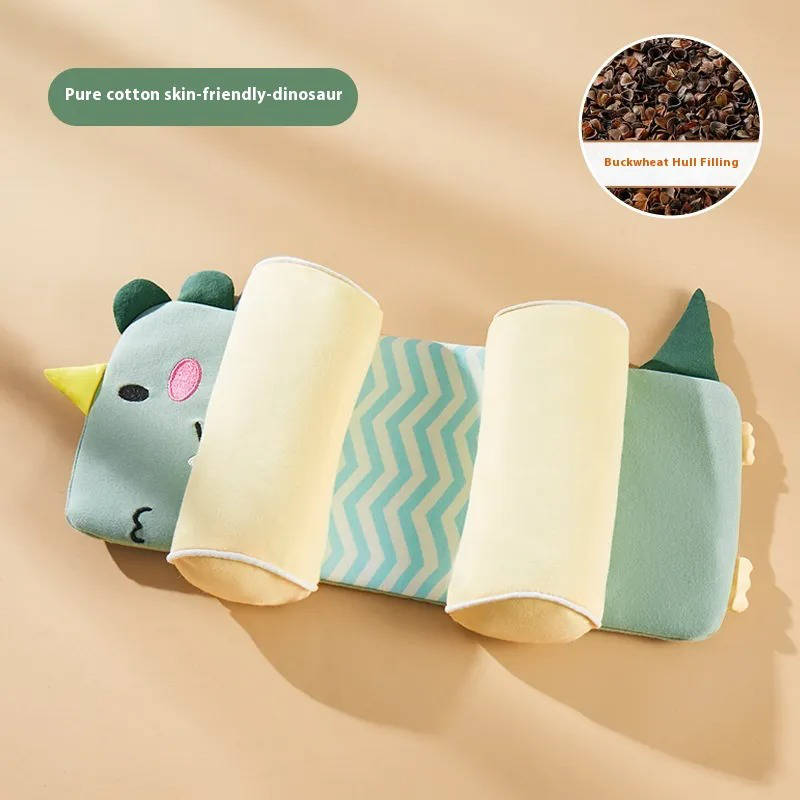 Newborn Head Shaping Pillow with Adjustable Side Cushions and 3D Mesh Ventilation