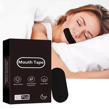 Bamboo Charcoal Mouth Tape with Hypoallergenic Adhesive and Microporous Airflow