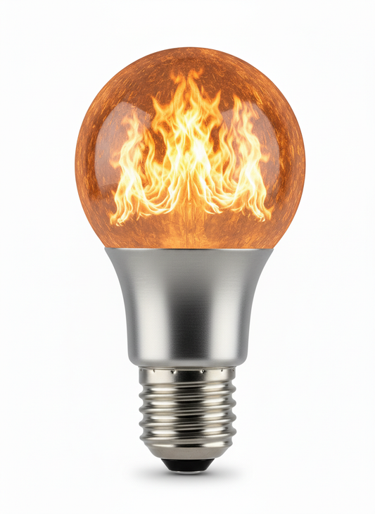 LED Flame Effect Light Bulb