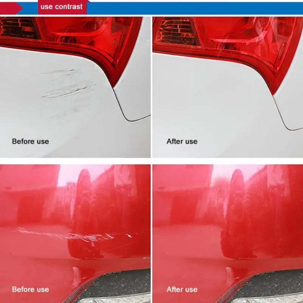 Car Scratch Remover Compound with Foam Buffer Pad and Hand or Machine Application, 100g