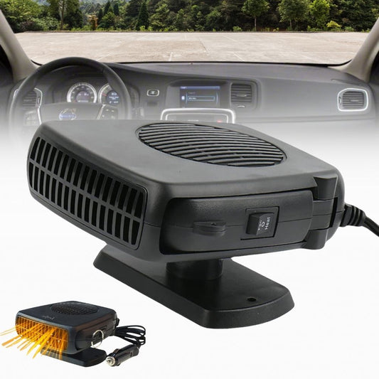 Portable Car Heater with Ceramic Element and Dual Mode Fan, 12V Instant Heat