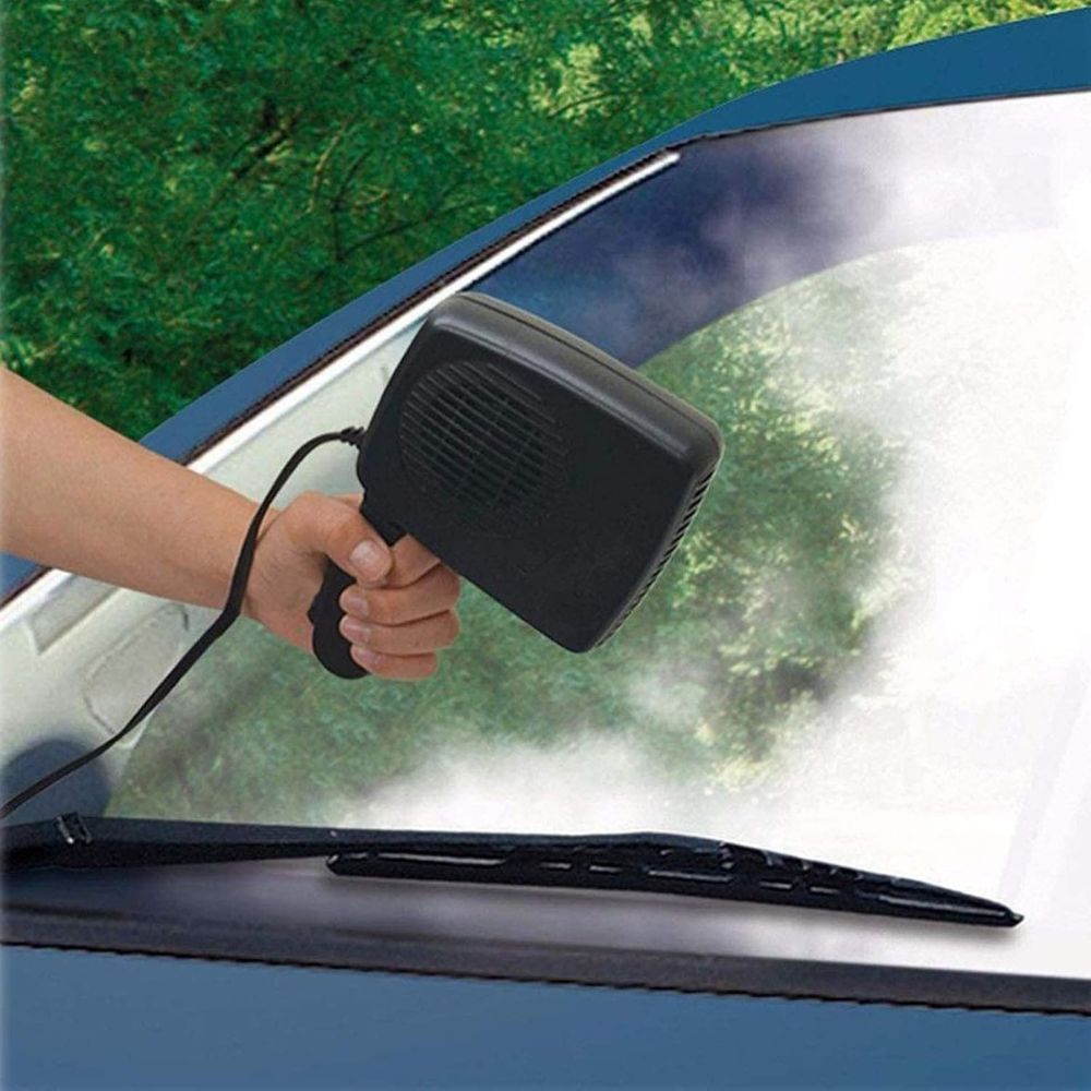 Portable Car Heater with Ceramic Element and Dual Mode Fan, 12V Instant Heat