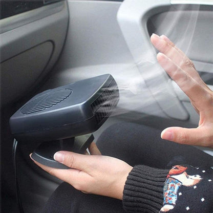 Portable Car Heater with Ceramic Element and Dual Mode Fan, 12V Instant Heat