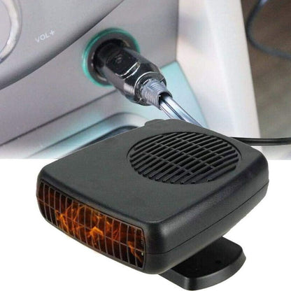 Portable Car Heater with Ceramic Element and Dual Mode Fan, 12V Instant Heat