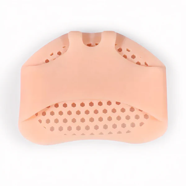 Gel Metatarsal Pads with Ventilation Pores and Latex-Free Material for Forefoot Cushioning