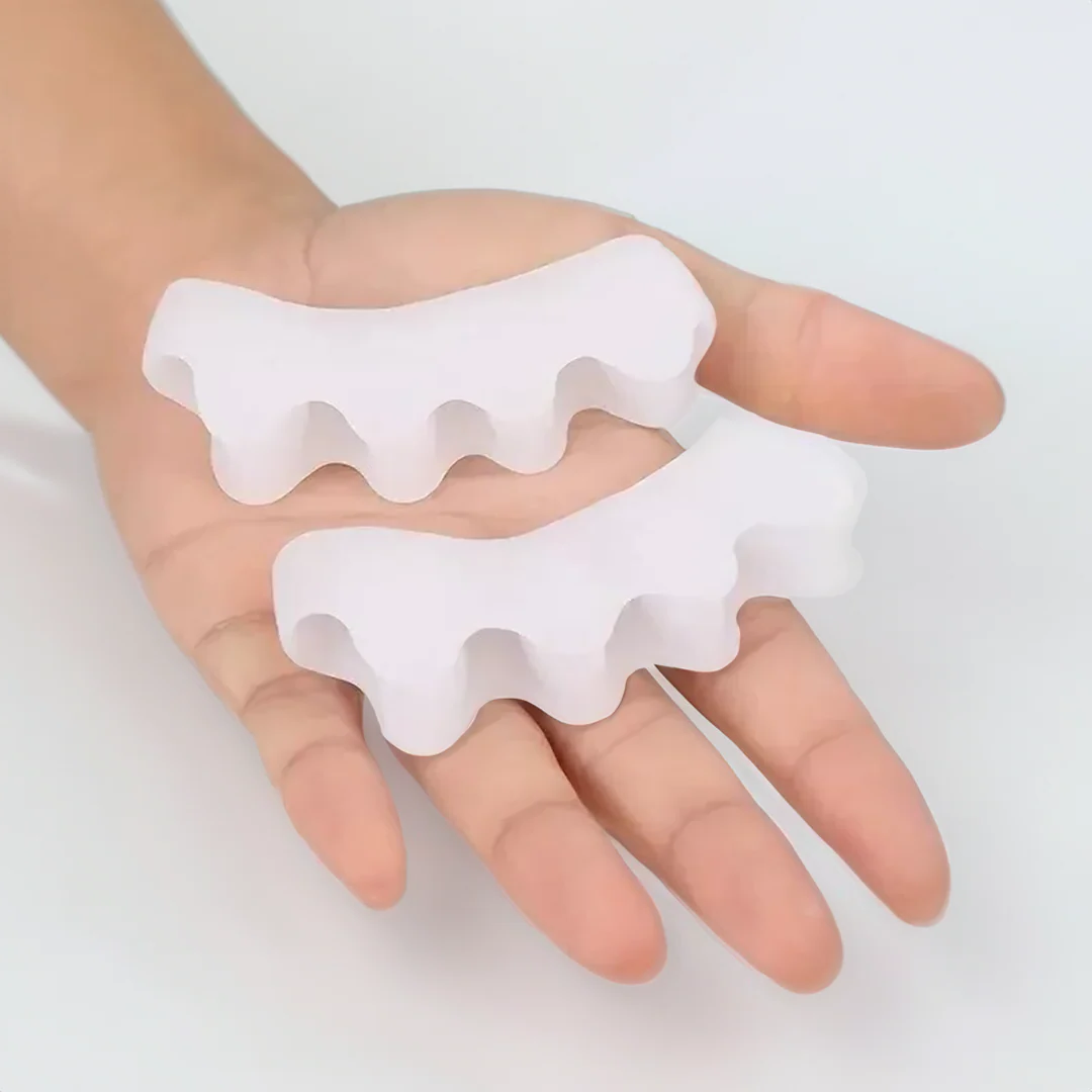 Silicone Toe Separator with Medical Grade Gel and Hammer Toe Support