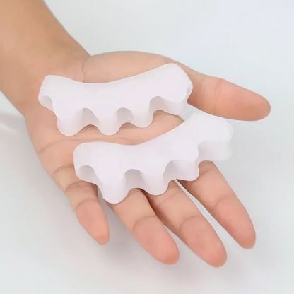 Silicone Toe Separator with Medical Grade Gel and Hammer Toe Support