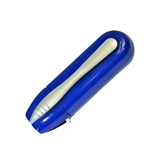 Compact Eyeglass Cleaner with Carbon Pads and Brush, Pocket-Sized