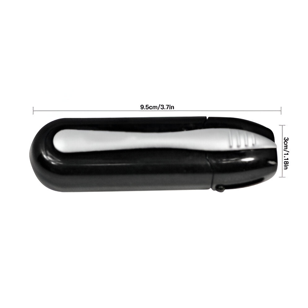 Compact Eyeglass Cleaner with Carbon Pads and Brush, Pocket-Sized