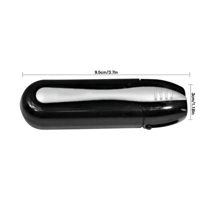Compact Eyeglass Cleaner with Carbon Pads and Brush, Pocket-Sized