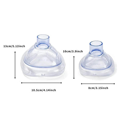 Choking Emergency Suction Device with Spring Mechanism and Airtight Mask