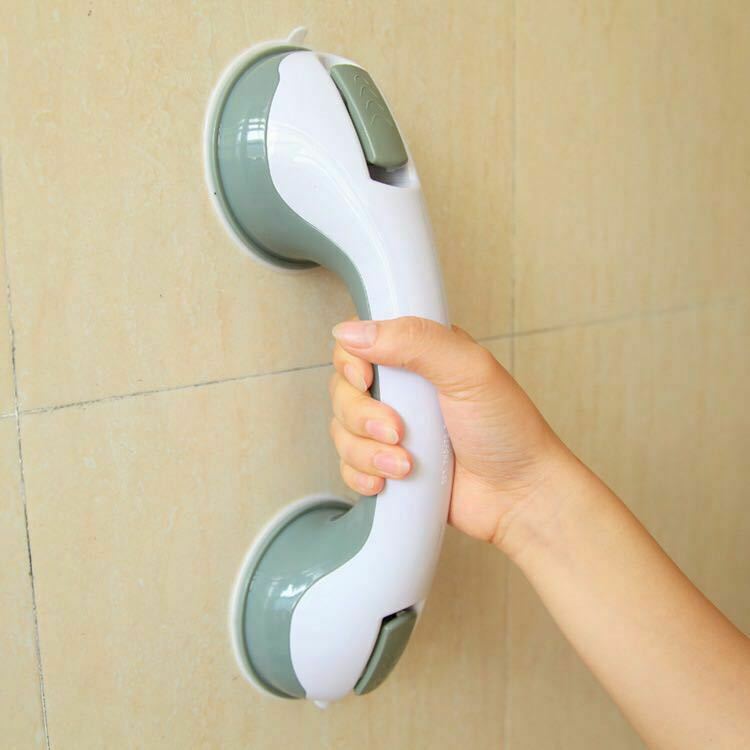 Suction Cup Grab Bar with Dual Pressure Locks and 300 Pound Capacity
