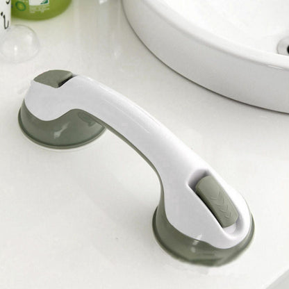 Suction Cup Grab Bar with Dual Pressure Locks and 300 Pound Capacity