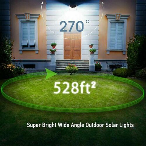 Solar Motion Sensor Light with 800 Lumens and 16.5ft Detection Range