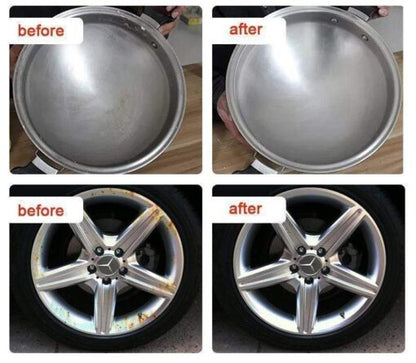 Metal Polish Paste with Scratch Removal and Protective Wax, 190g Tube