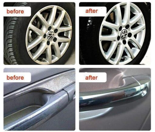Metal Polish Paste with Scratch Removal and Protective Wax, 190g Tube